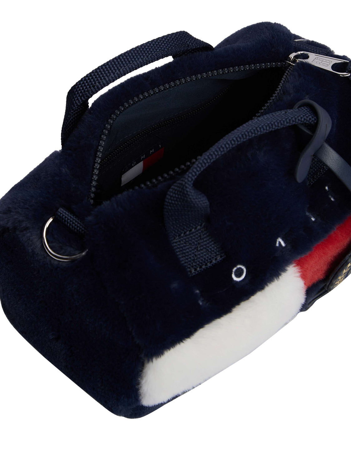 TOMMY HILFIGER 2USCITA Tommy Hilfiger Borsa a Mano Donna Corporate Fur - Blu Corporate Fur