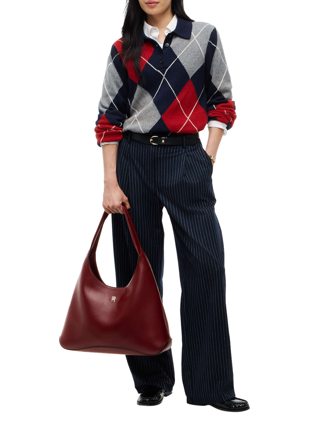 TOMMY HILFIGER 2USCITA Tommy Hilfiger Borsa a Mano Donna Oxblood - Rosso OXBLOOD