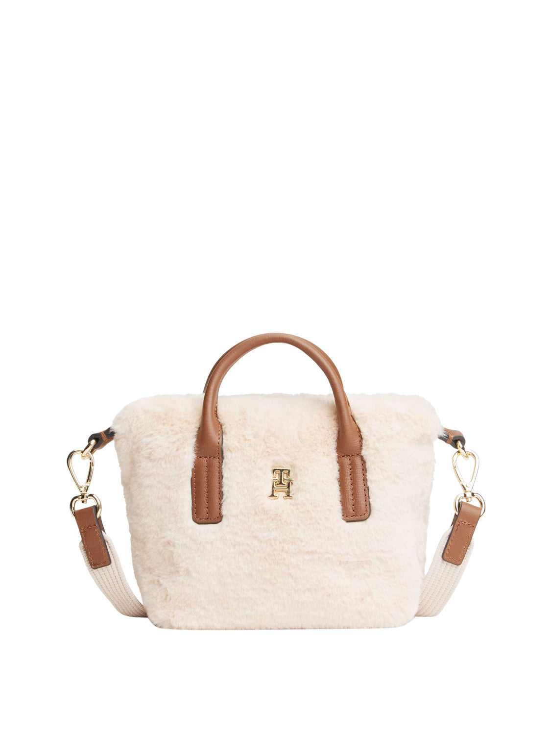 TOMMY HILFIGER 2USCITA Tommy Hilfiger Borsa a Mano Donna Beige Beige