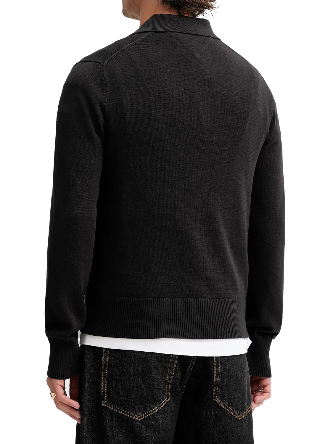 TOMMY JEANS 1USCITA Tommy Jeans Maglione In Tinta Unita Nero BLACK