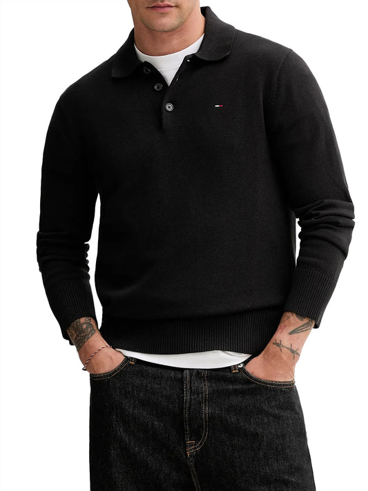 TOMMY JEANS 1USCITA Tommy Jeans Maglione In Tinta Unita Nero BLACK