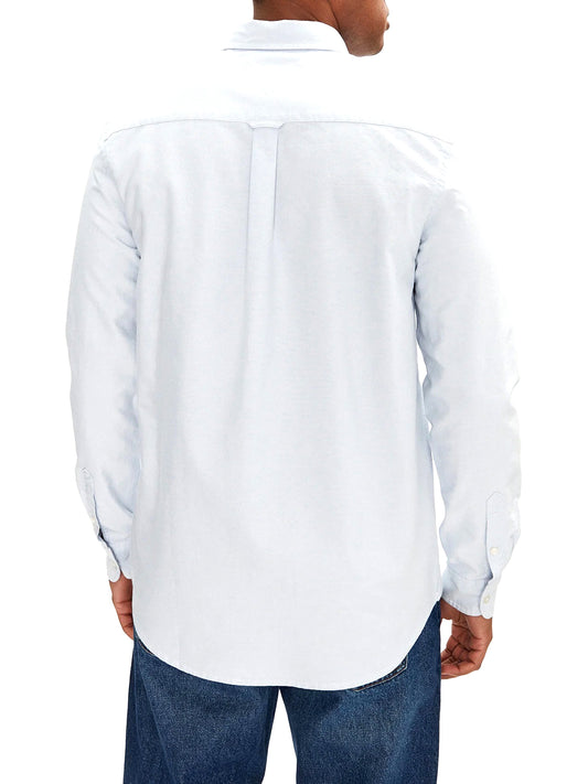 TOMMY JEANS 1USCITA Tommy Hilfiger Camicia Tinta Unita Celeste Sweet Blue
