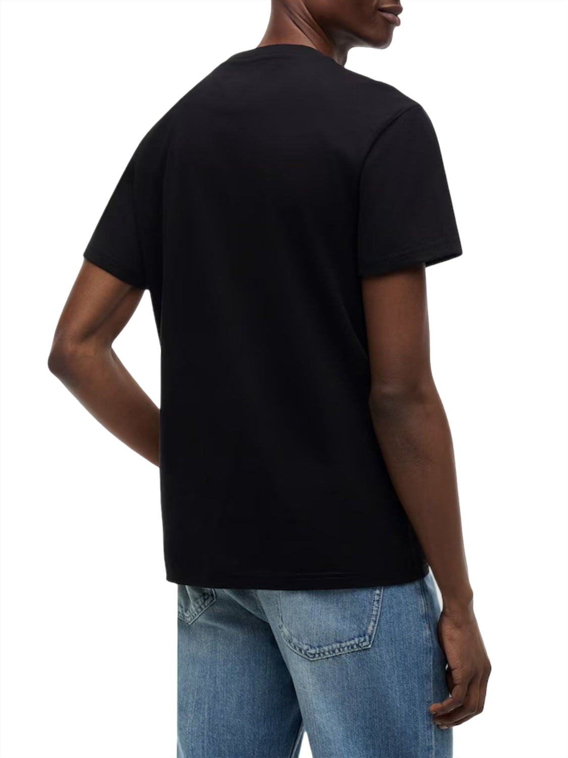 TOMMY JEANS 1USCITA Tommy Jeans T-Shirt Logo Frontale Nero BLACK