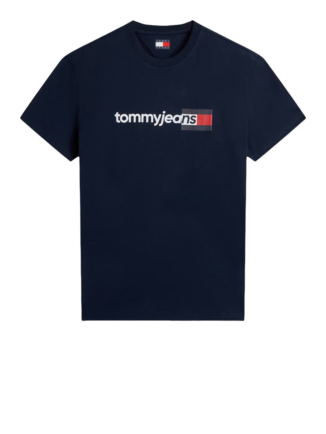 TOMMY JEANS 1USCITA Tommy Jeans T-Shirt Logo Frontale Navy Dark Night Navy