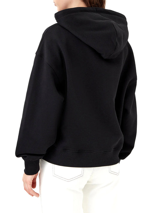 TOMMY JEANS 1USCITA Tommy Jeans Felpa Patch Logo Frontale Nero BLACK