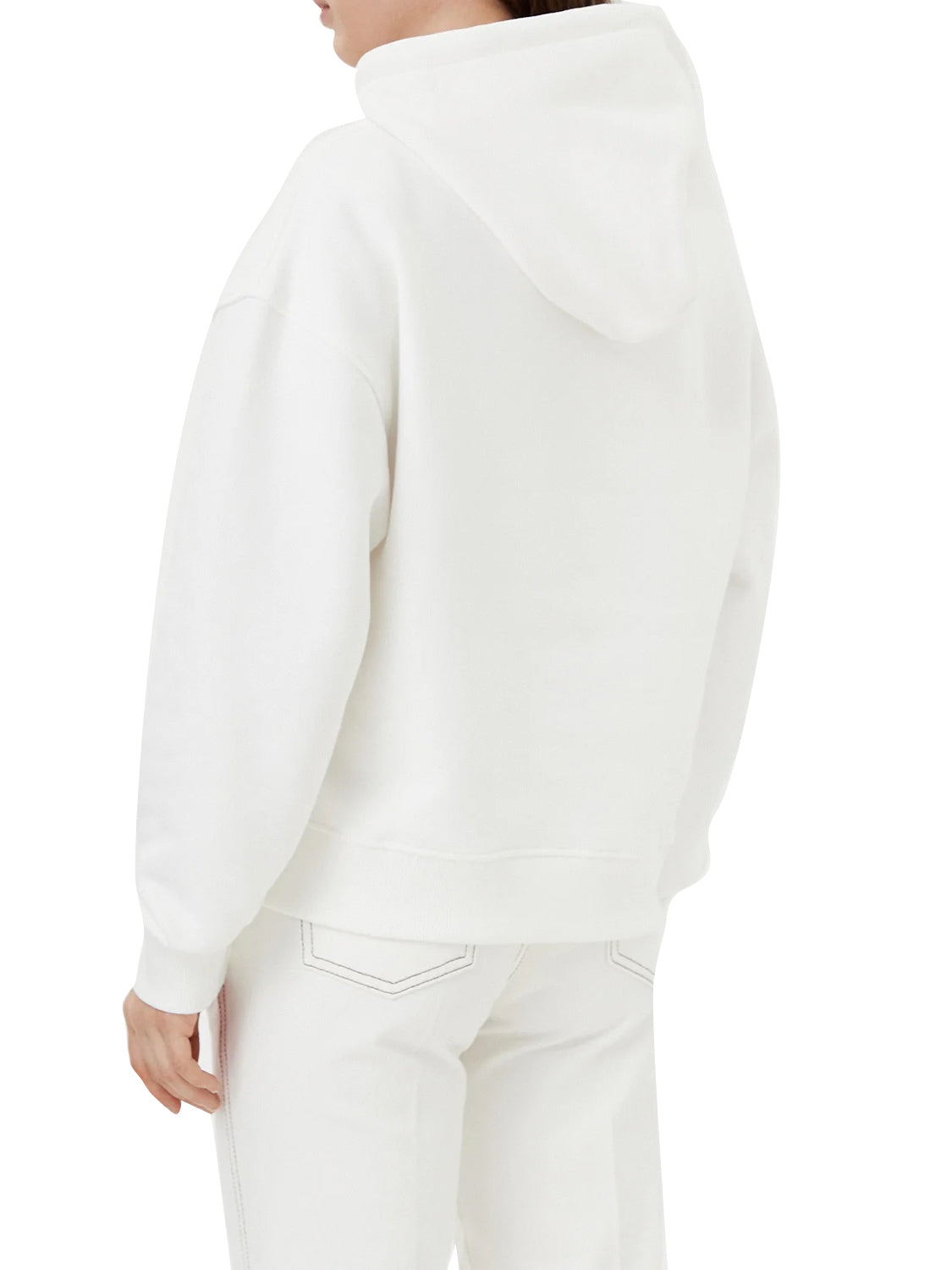TOMMY JEANS 1USCITA Tommy Jeans Felpa Patch Logo Frontale Ecru Ecru