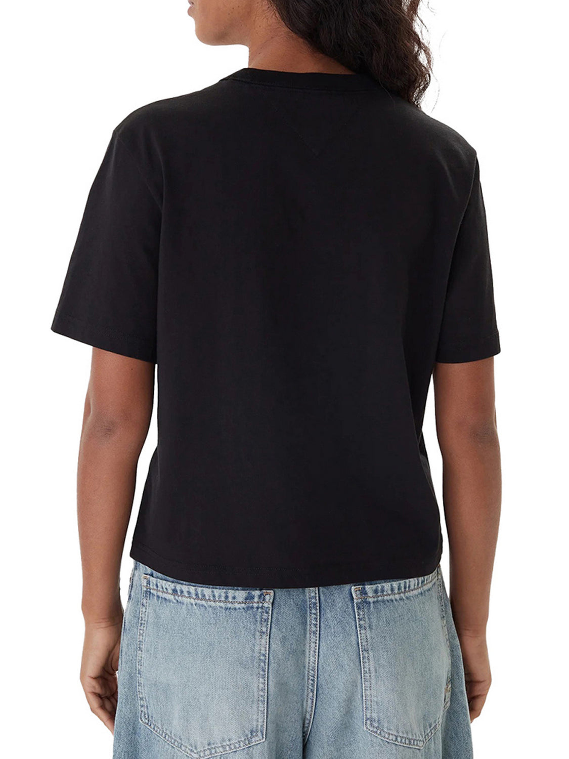 TOMMY JEANS 1USCITA T-Shirt Tommy Hilfiger Boxy Fit - Nero BLACK