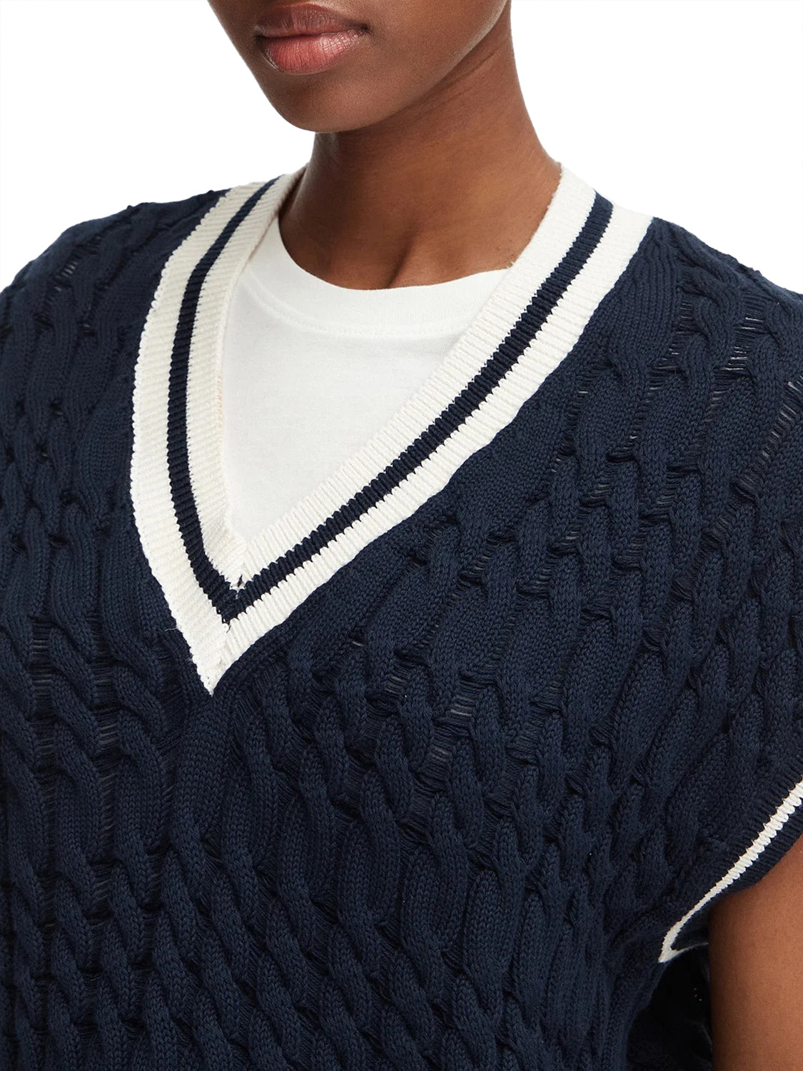 TOMMY JEANS 1USCITA Tommy Jeans Maglia Scollo a V Navy Dark Night Navy