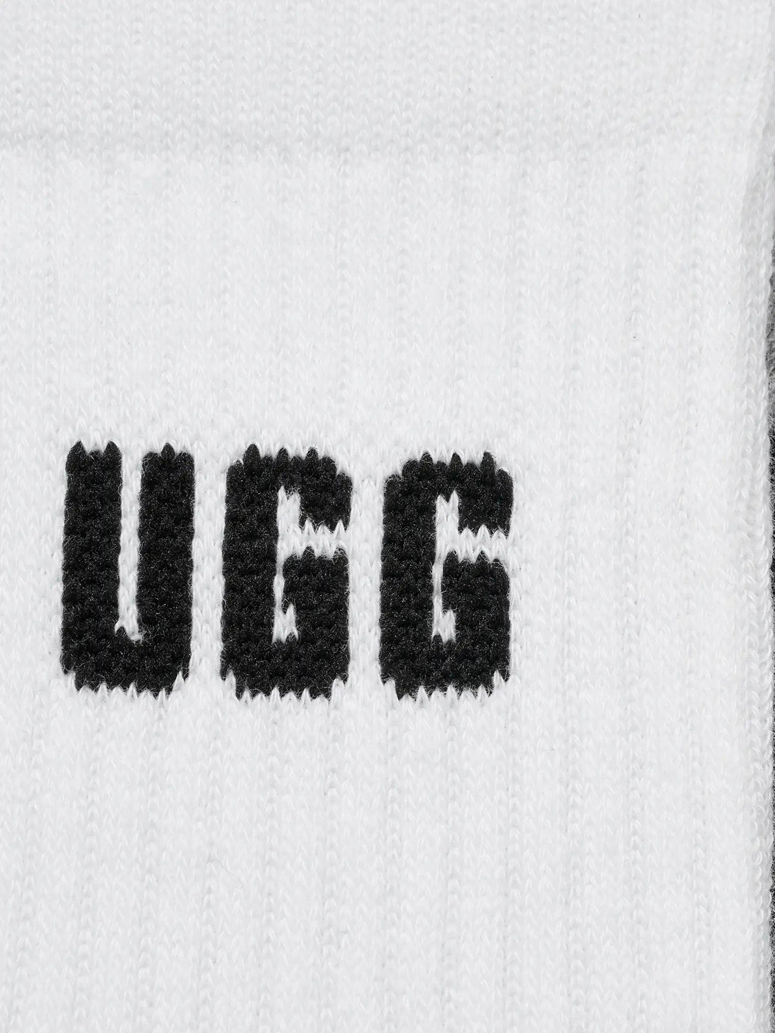 UGG Calzini Ugg Quinlin Logo Quarter 3 Pack Nero Bianco Nimbus / Grey Heather / Black