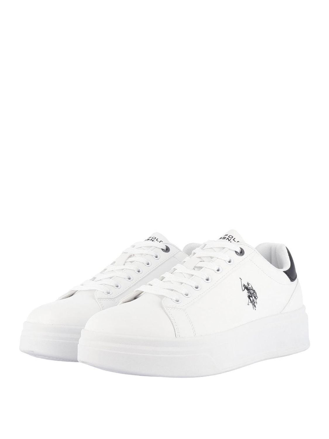 U.S.POLO CALZATURE STC U.S. Polo Sneakers Polor001 Bianco Nero Bianco/nero