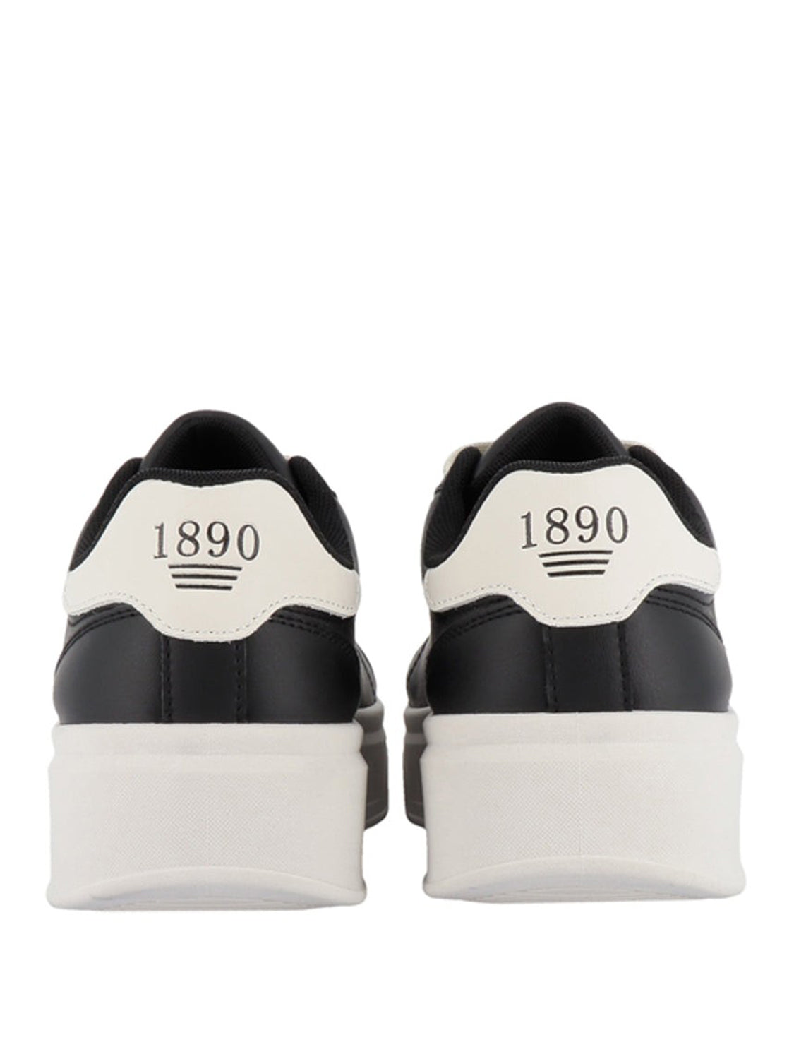 U.S.POLO CALZATURE STC U.S. Polo Sneaker Cemented Bianco Nero