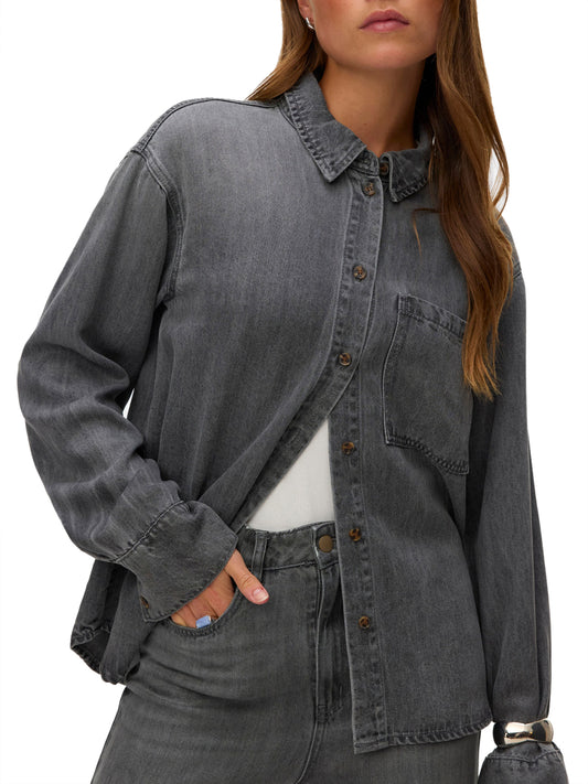 VERO MODA AWARE Vero Moda Camicia Awlucea - Grigio GREY