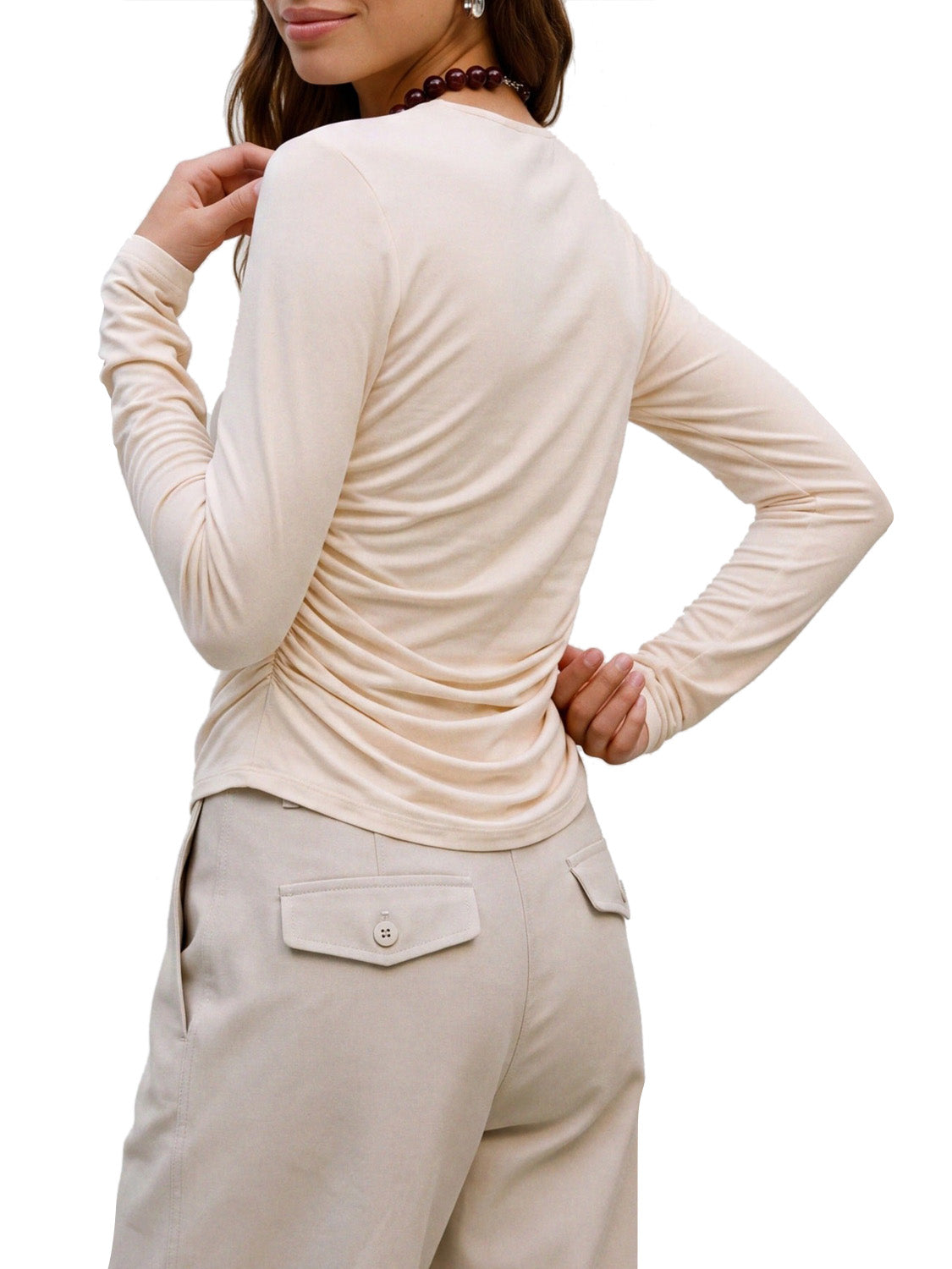 VERO MODA DROP5 Maglia Awmadelynn Vero Moda Bianco WHITE