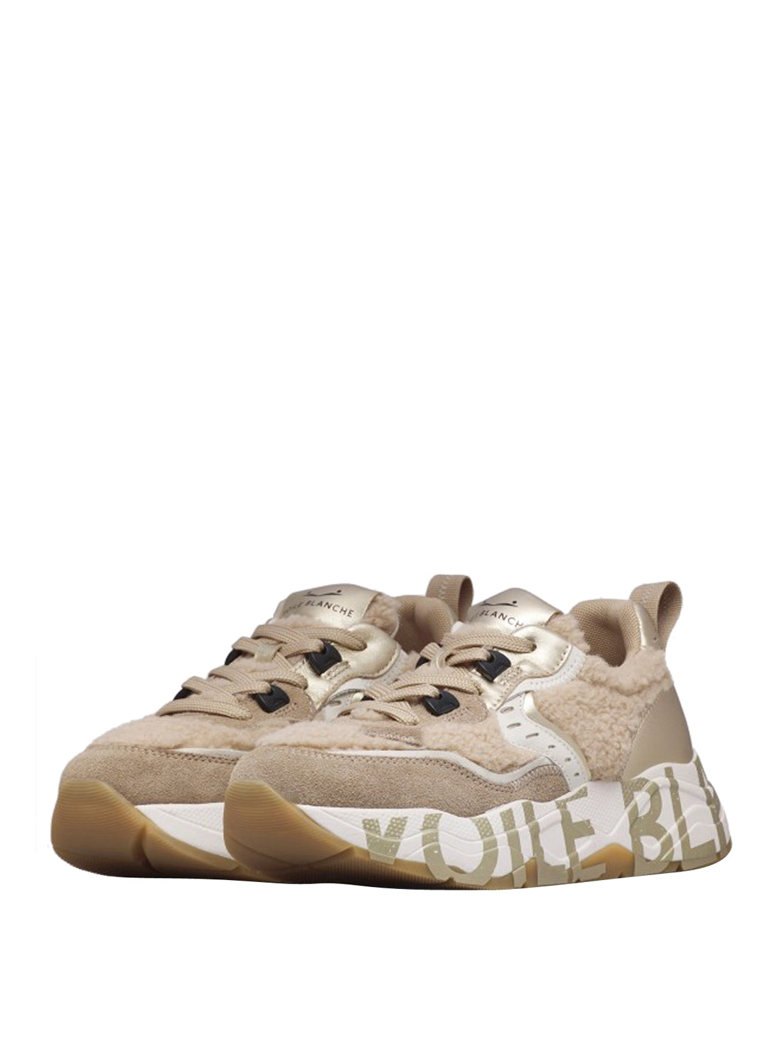 VOILE' BLANCHE Sneakers Voile Blanche Club105 Marrone Marrone