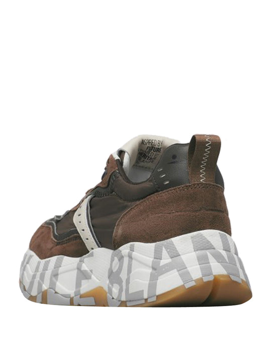 VOILE' BLANCHE Sneakers Voile Blanche Club105 Marrone Marrone