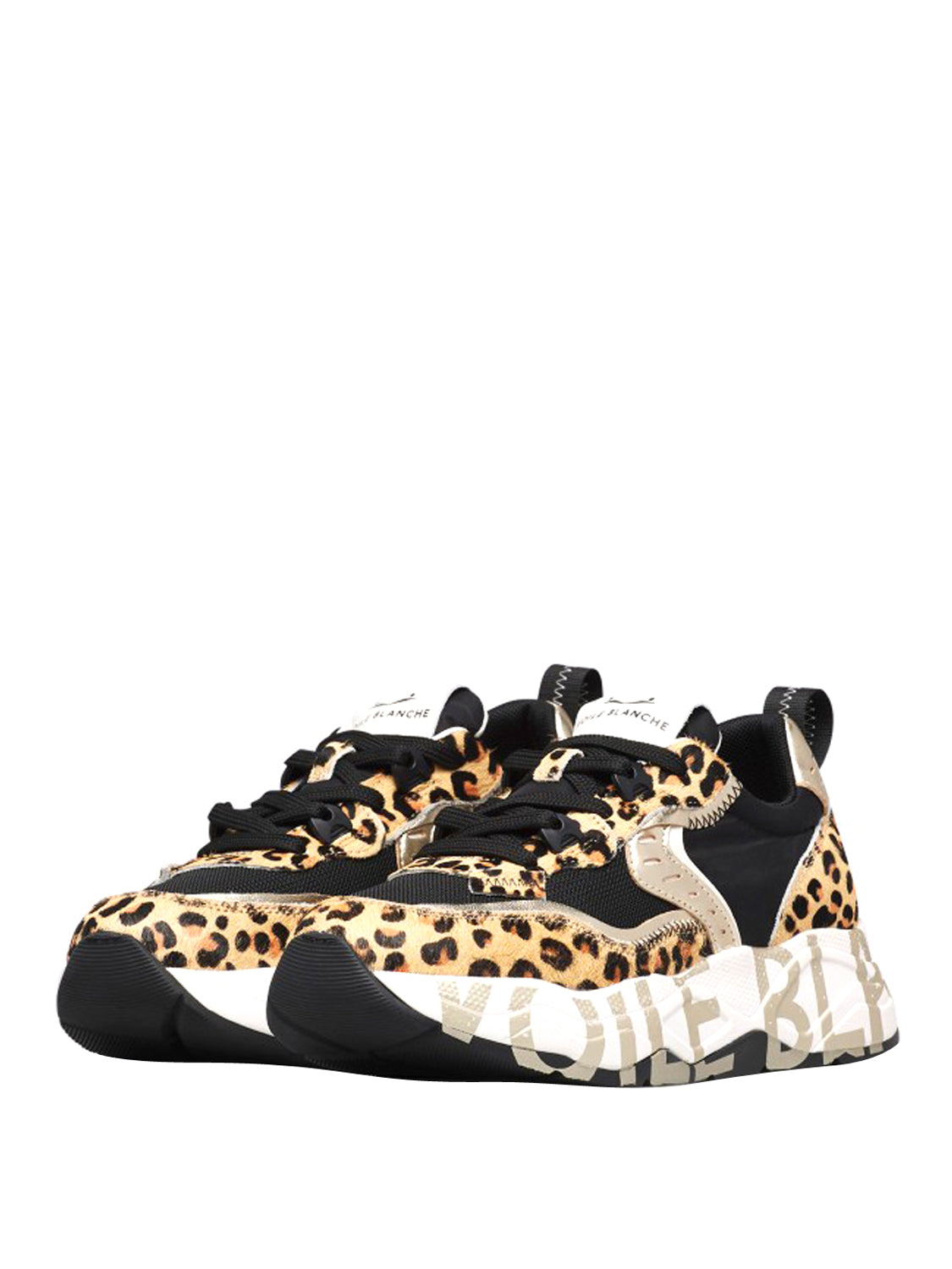 VOILE' BLANCHE Sneakers Voile Blanche Club105 Nero Marrone Nero
