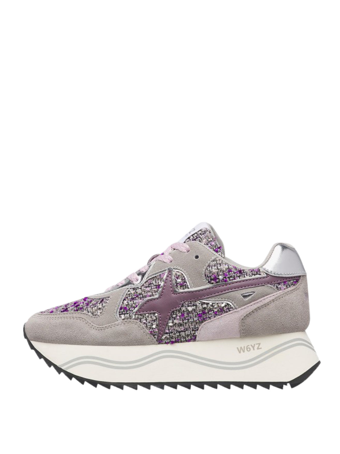 W6YZ Sneakers Deva W6yz - Grigio/Lilla MULTI