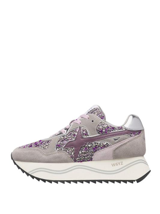 W6YZ Sneakers Deva W6yz - Grigio/Lilla MULTI