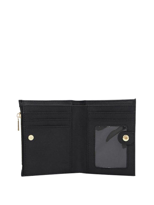 WHYNOT STC Portafoglio Whynot Logo Frontale Nero BLACK