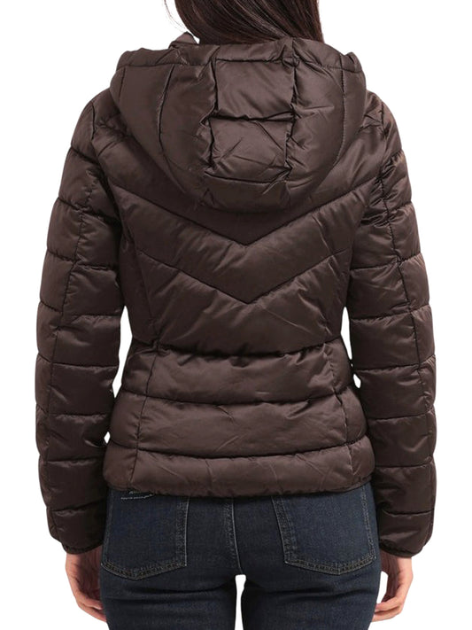 YES ZEE Giubbino Donna Trapuntato Con Cappuccio Staccabile Yes Zee - Moro Moro