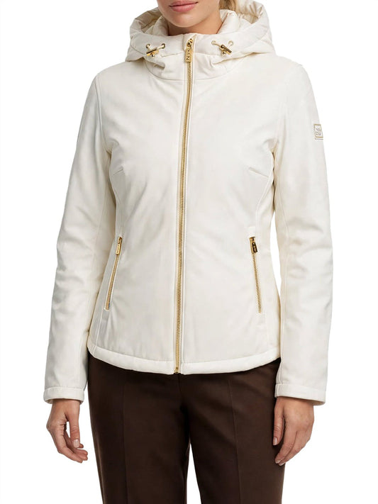 YES ZEE Giubbino Donna Sciancrato In Softshell Yes Zee - Avorio Avorio