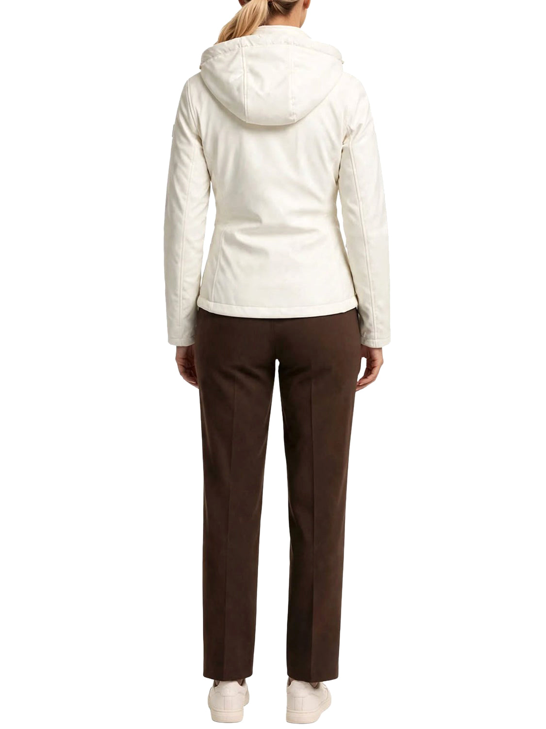 YES ZEE Giubbino Donna Sciancrato In Softshell Yes Zee - Avorio Avorio