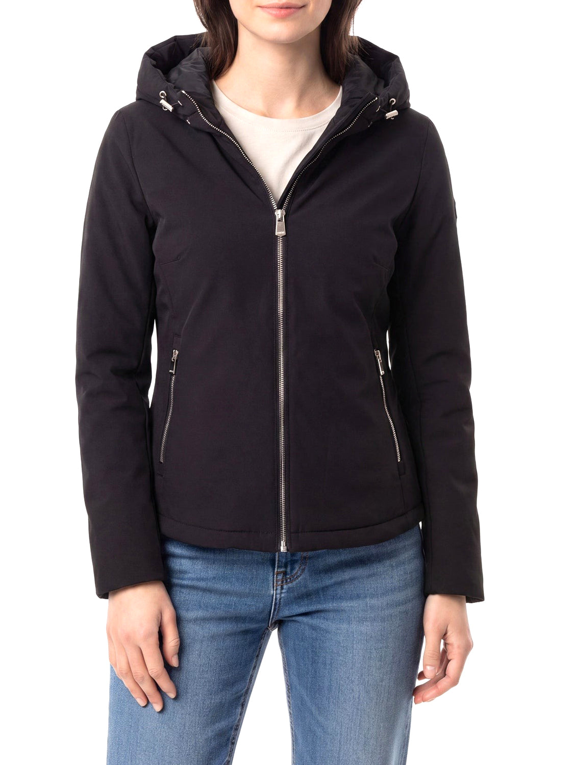 YES ZEE Giubbino Donna Sciancrato In Softshell yes Zee - Nero Nero