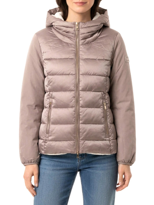 YES ZEE Giubbino Donna Trapuntato Con Finto Gilet Stac. Yes Zee - Beige Beige