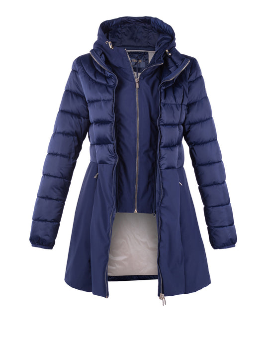 YES ZEE Cappotto Donna Trapuntato Con Finto Gilet Stac.Yes Zee - Blu BLU NAVY