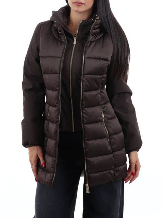 YES ZEE Cappotto Donna Trapuntato Con Finto Gilet Yes Zee - Moro Moro