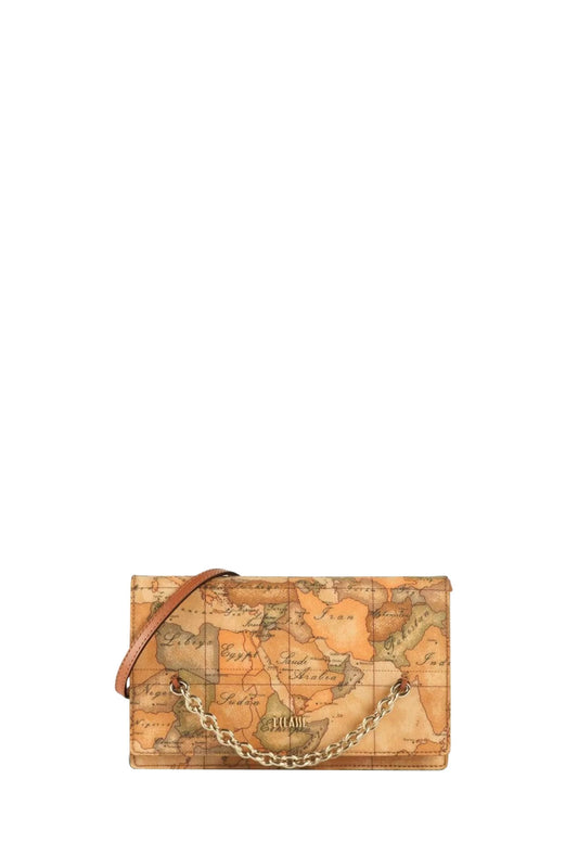 Pochette Donna Geo Classic Con Patta Naturale