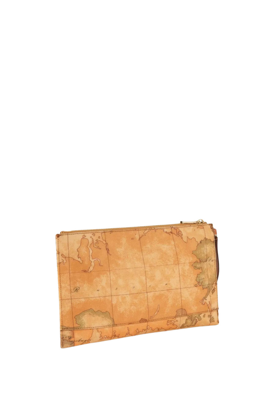 Pochette Clutch Piatta Stampa Geo Classic