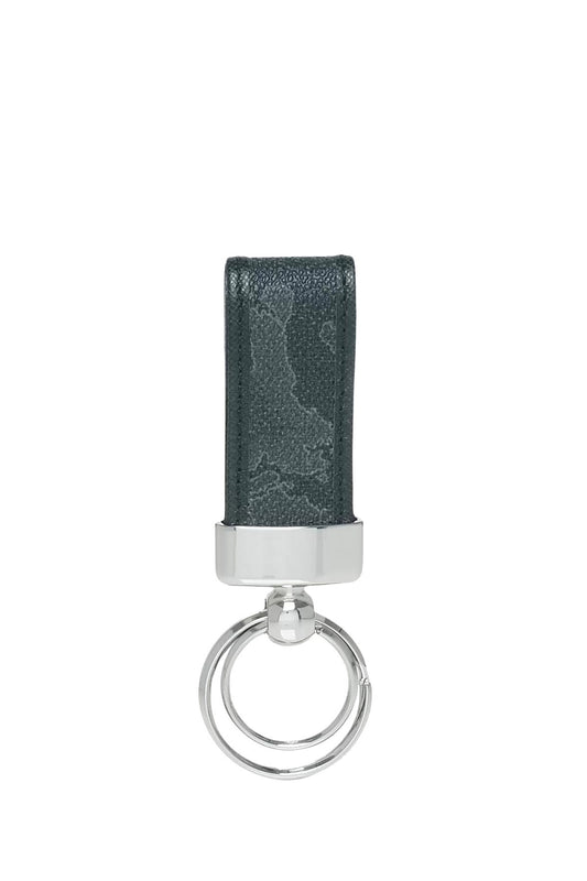 Portachiavi Donna Geo Black Con Anelli Nero