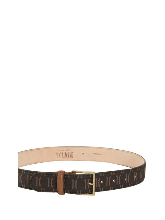 Cintura Monogram Unisex Marrone