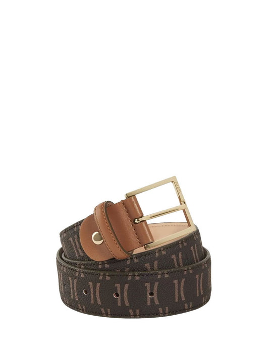 Cintura Monogram Unisex Marrone