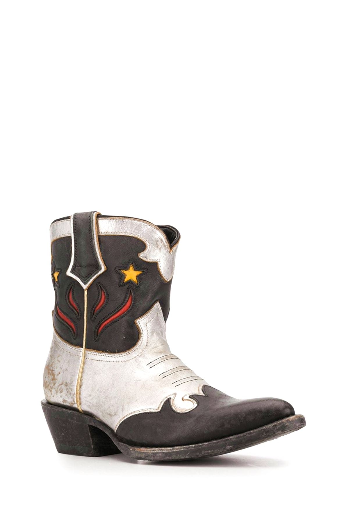DSQUARED ICON Anfibo Uomo BOURY in pelle con lacci Viola