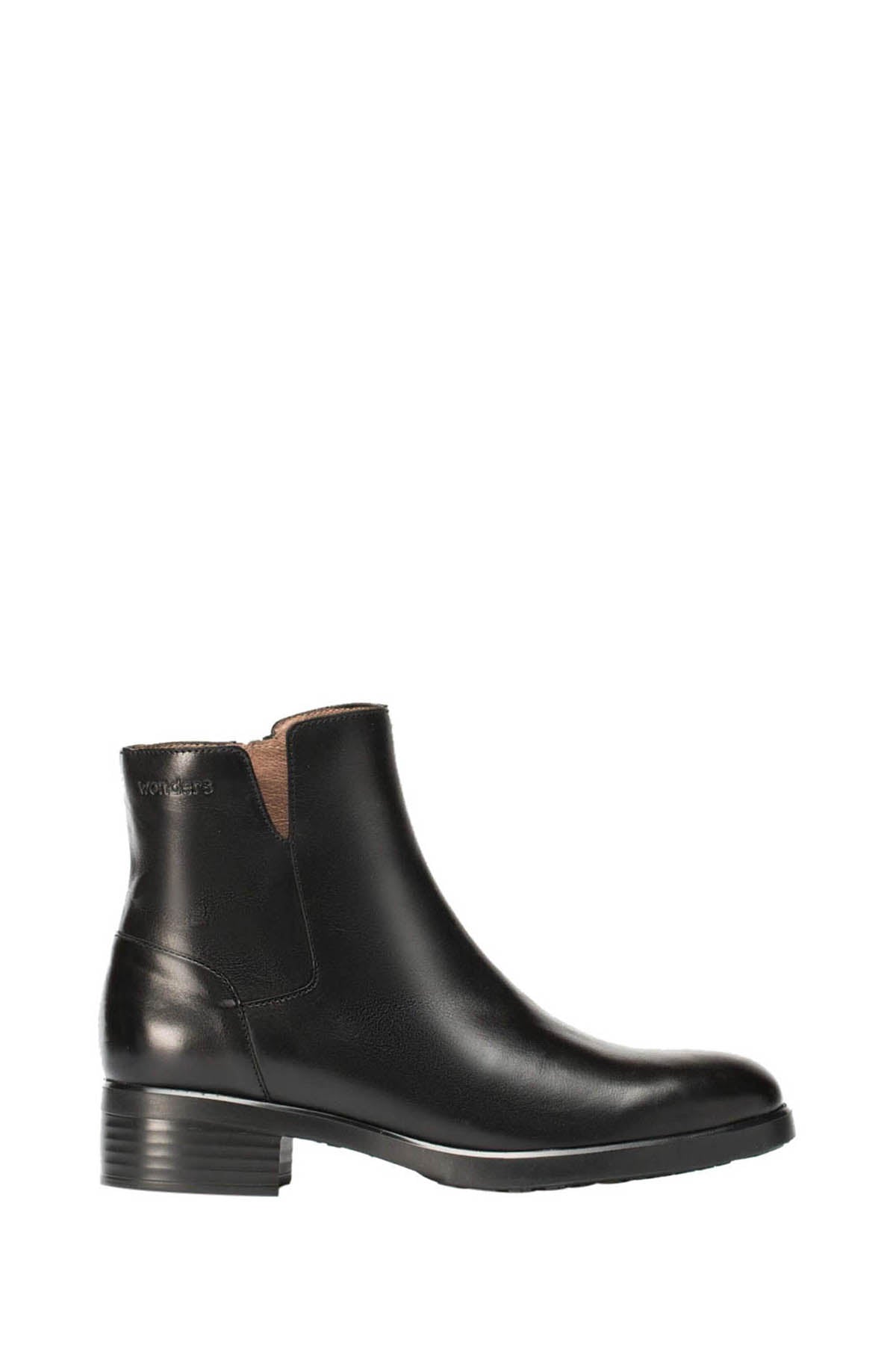 WONDERS Stivaletto In Pelle Nero NEGRO