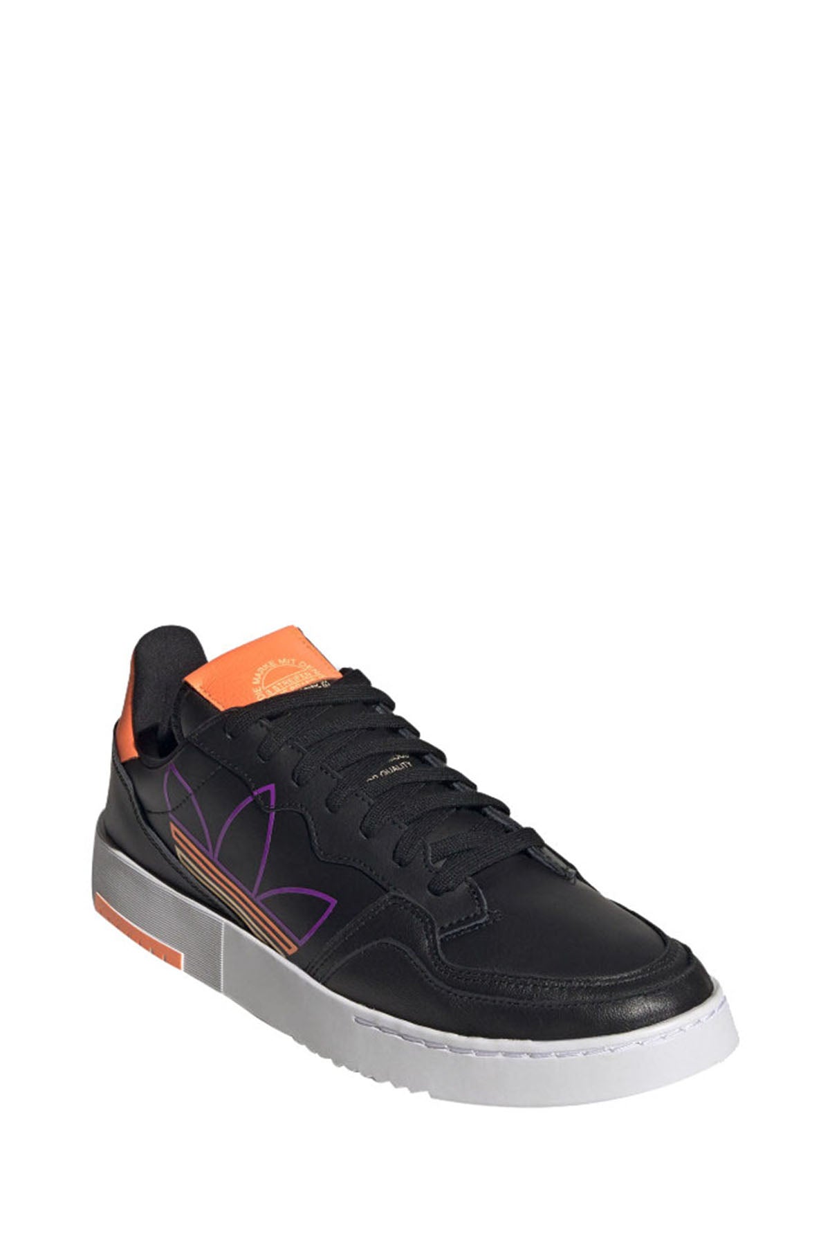 DSQUARED ICON Anfibo Uomo BOURY in pelle con lacci Viola