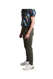 DSQUARED ICON Anfibo Uomo BOURY in pelle con lacci Viola