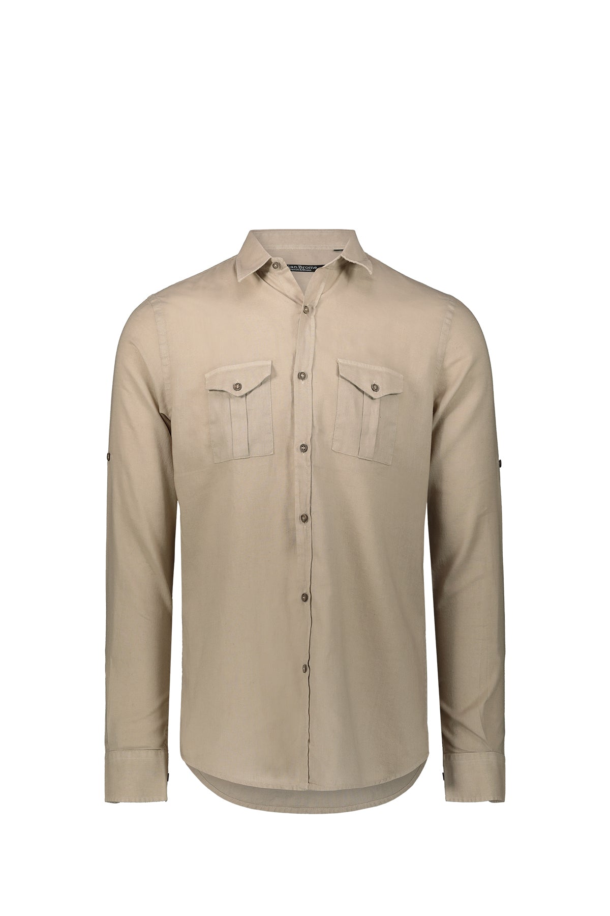 BRIAN BROME Camicia Tasche Beige Beige