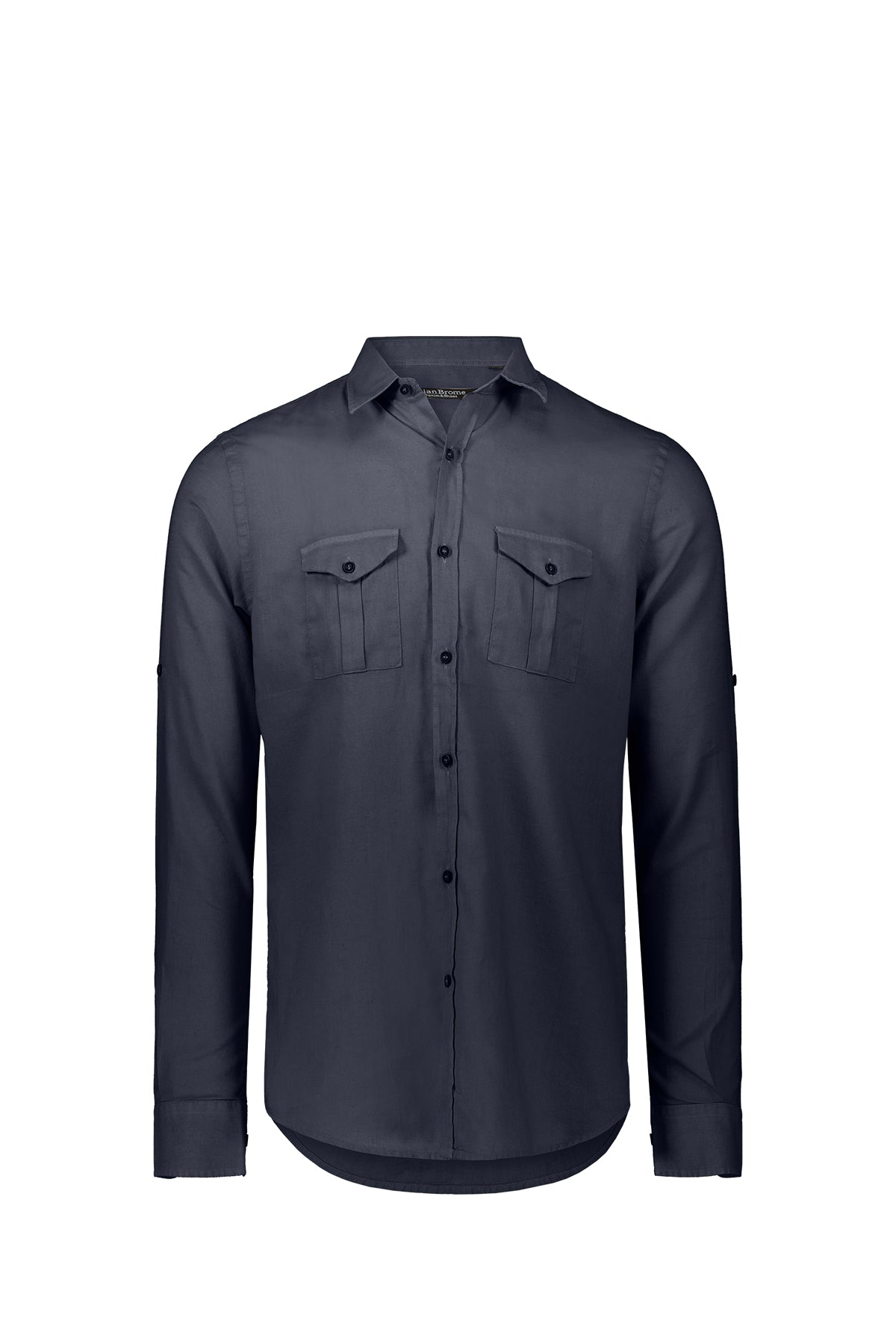 BRIAN BROME Camicia Tasche Blu Blu