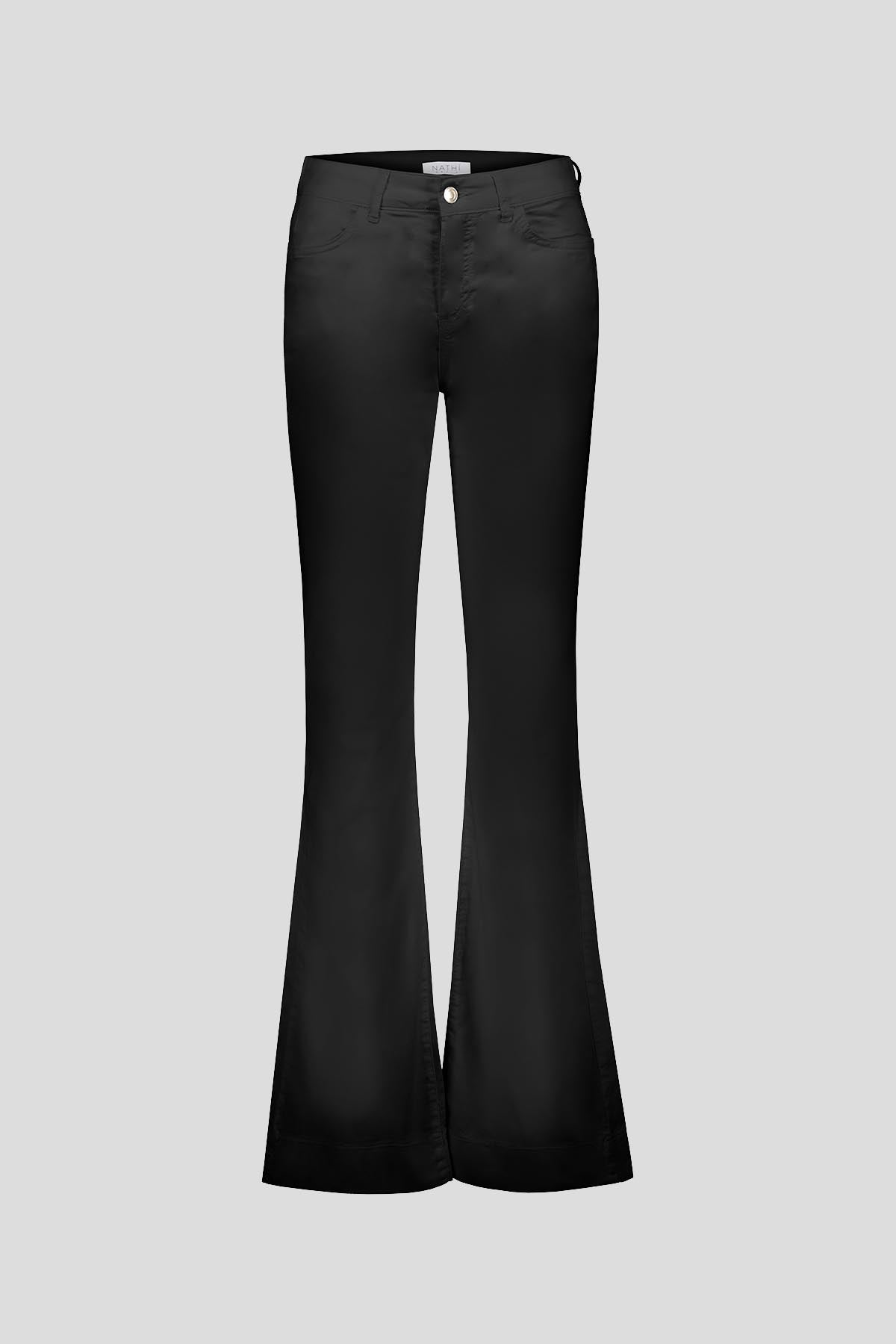 NATHI' DENIM Pantalone Bull Denim Nero Nero