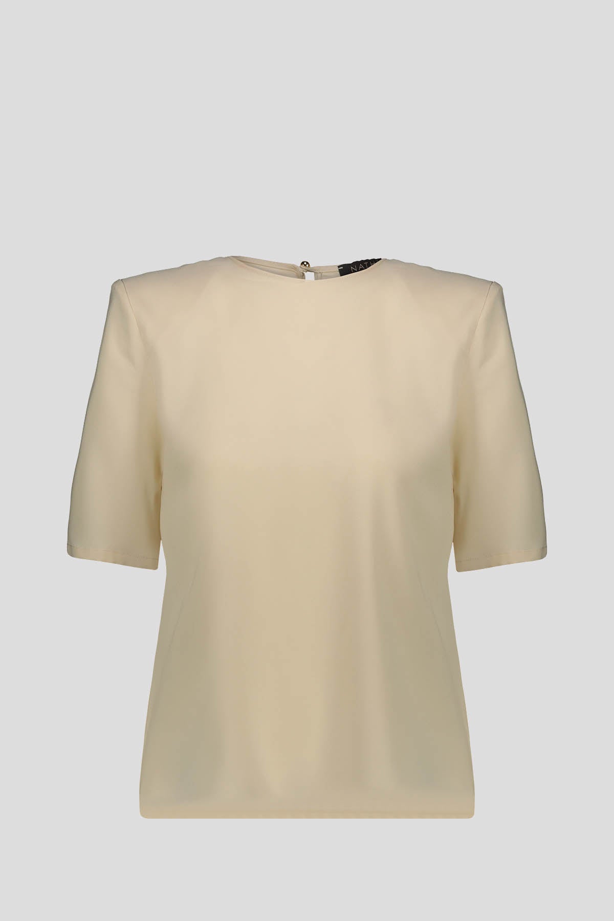 NATHI' LUXURY T-Shirt Opaca Crema Crema
