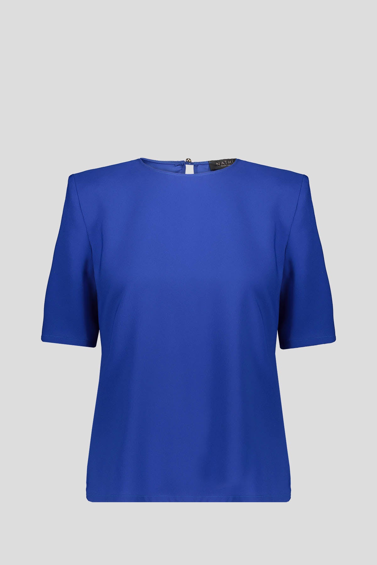 NATHI' LUXURY T-Shirt Opaca Bluette BLUETTE
