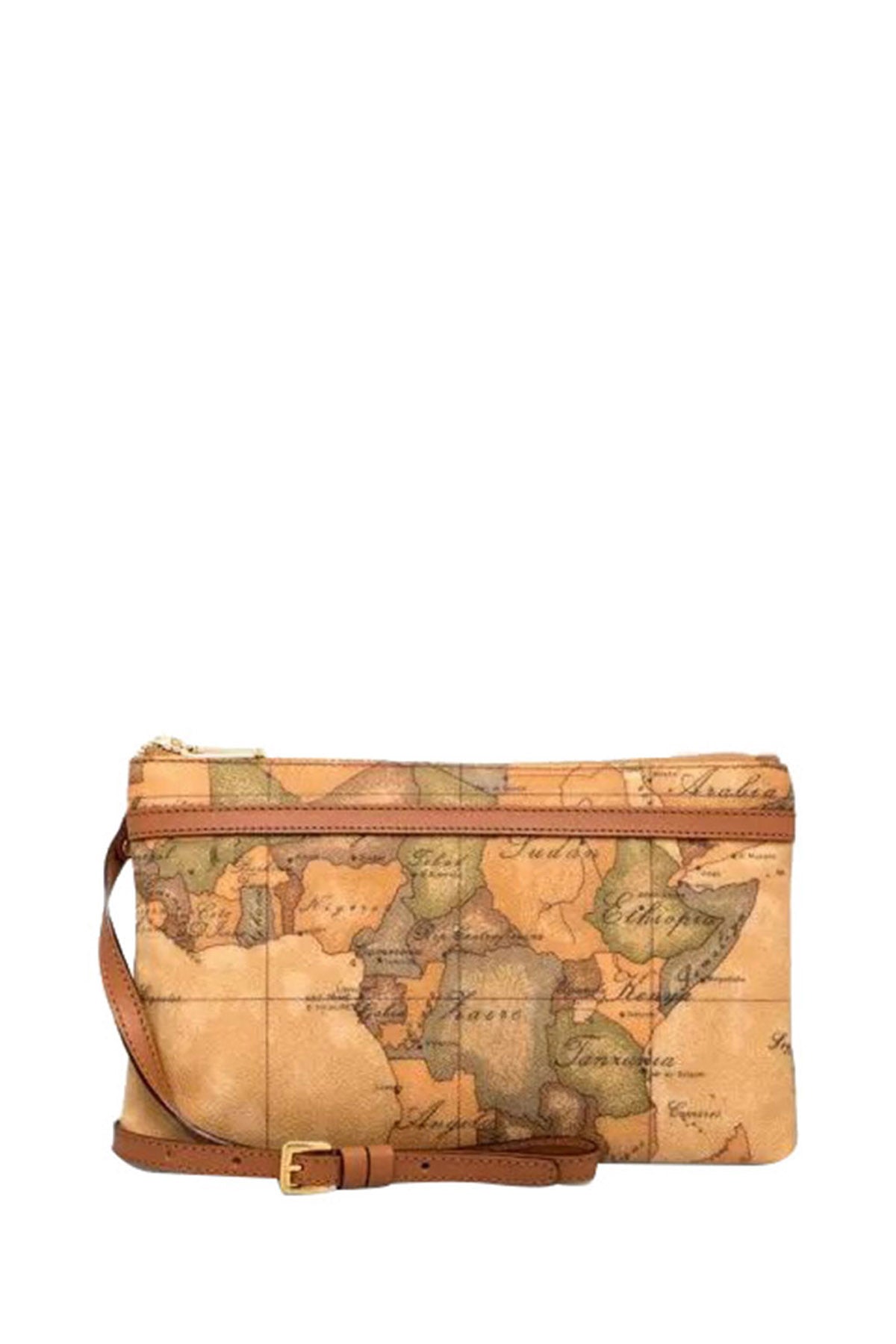 PRIMA CLASSE Borsa A Tracolla Geo Classic Media Naturale Naturale
