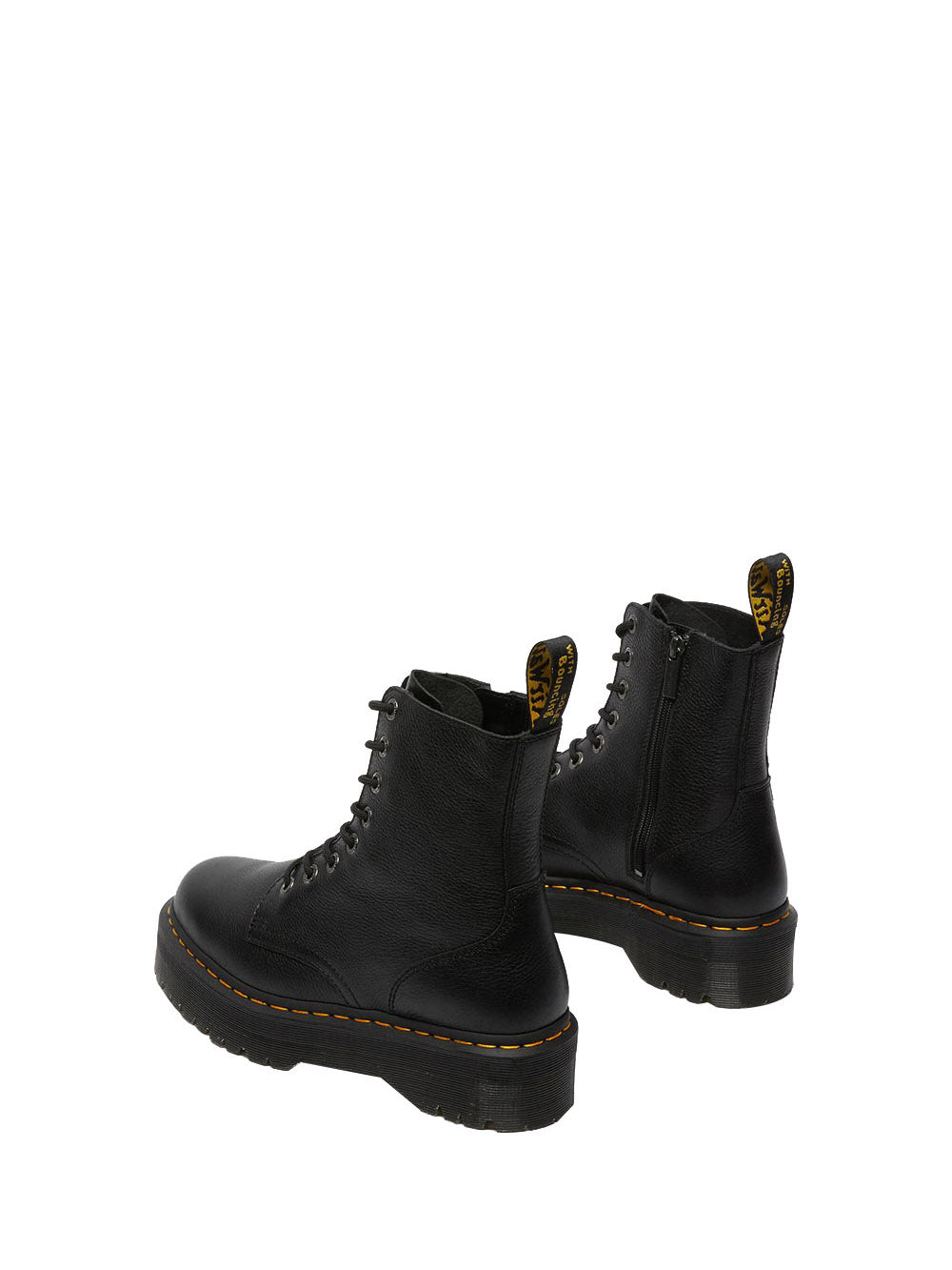 DSQUARED ICON Anfibo Uomo BOURY in pelle con lacci Viola