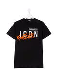DSQUARED ICON Anfibo Uomo BOURY in pelle con lacci Viola
