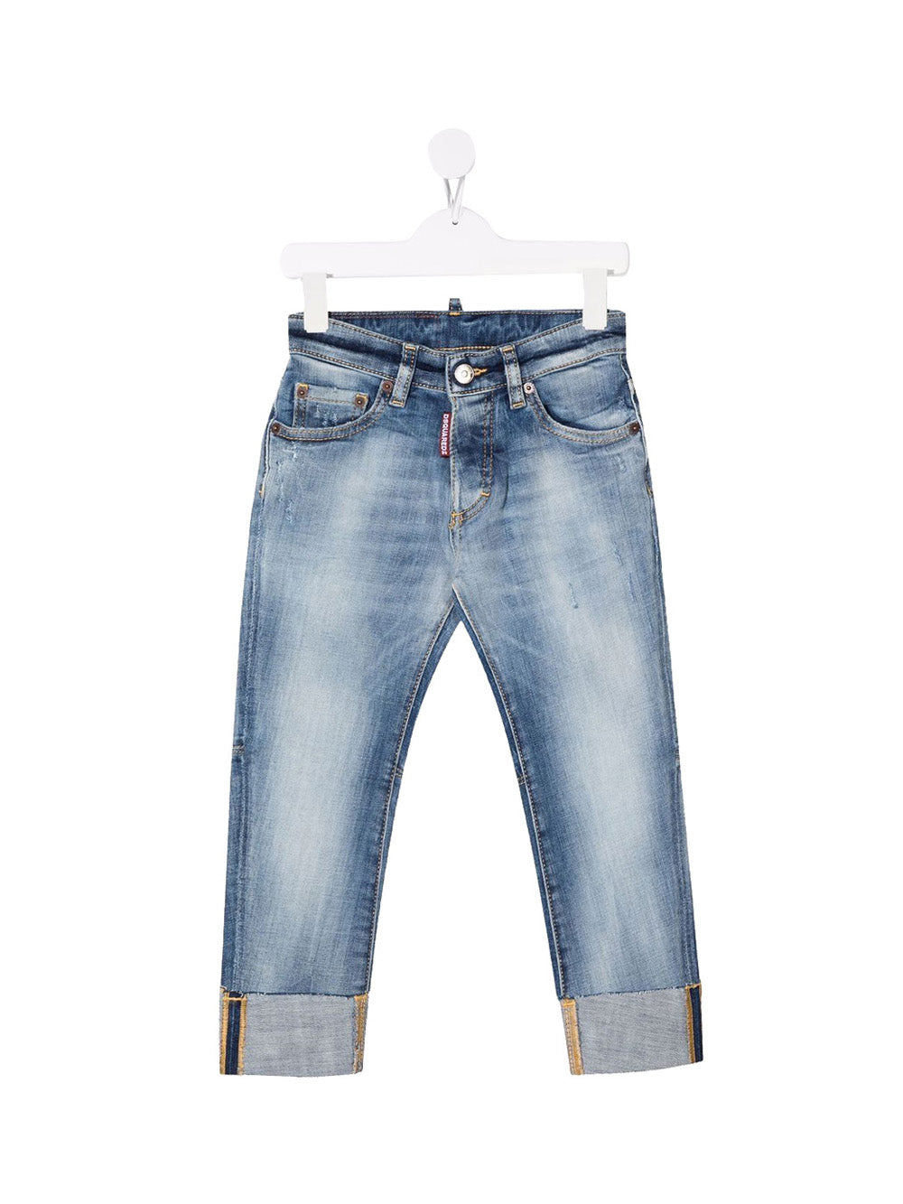 DSQUARED ICON Anfibo Uomo BOURY in pelle con lacci Viola