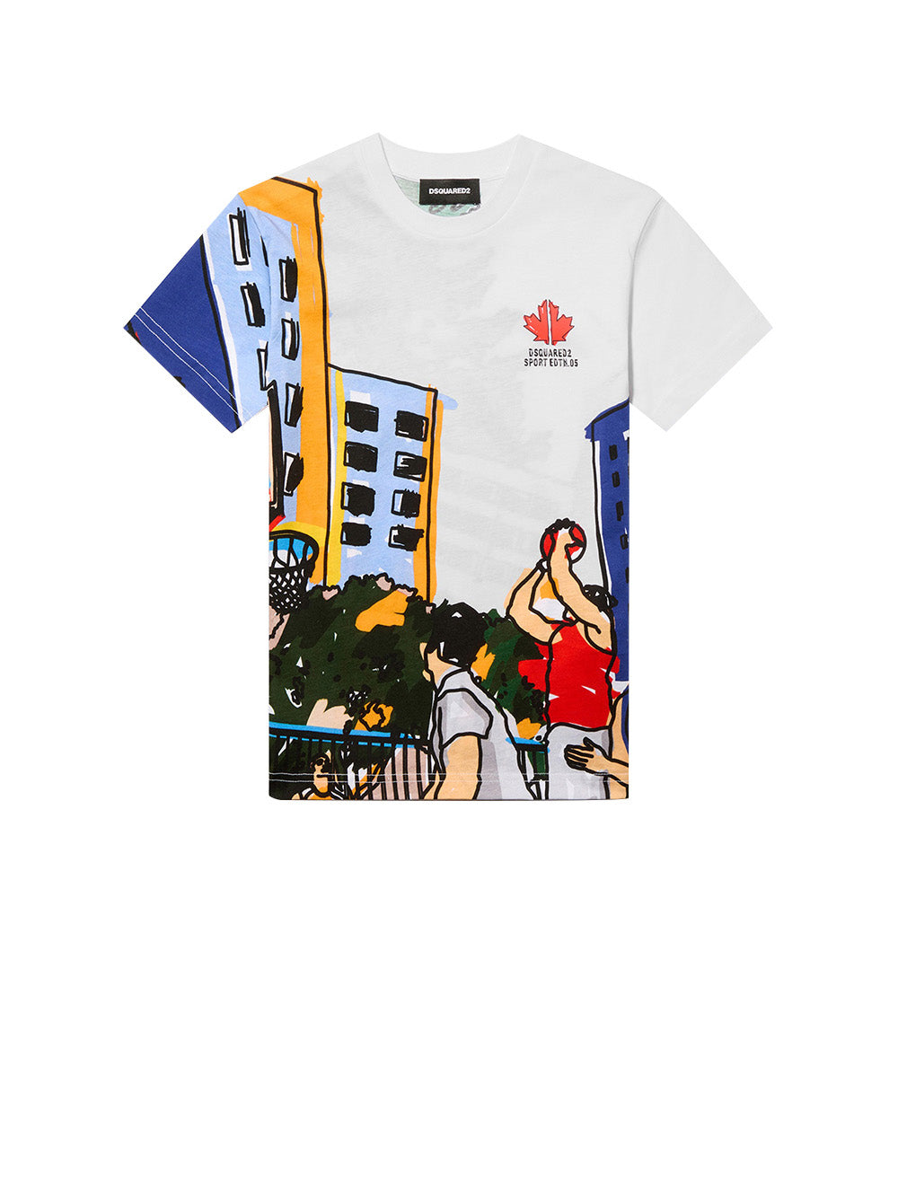DSQUARED ICON Anfibo Uomo BOURY in pelle con lacci Viola
