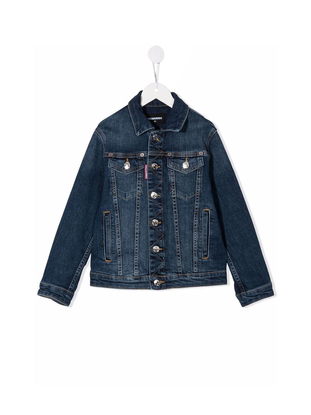 DSQUARED ICON Anfibo Uomo BOURY in pelle con lacci Viola